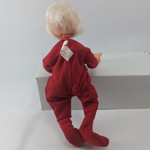 ANNALEE Christmas Mobilitee Mr. & Mrs. Clause Dolls Vintage 1963/1971 8" - Picture 4 of 10